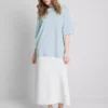 Camisola de algodão oversized essencial