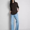 Camisola de algodão oversized essencial