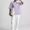 Camisola de algodão oversized essencial