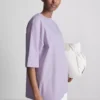 Camisola de algodão oversized essencial