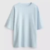 Camisola de algodão oversized essencial