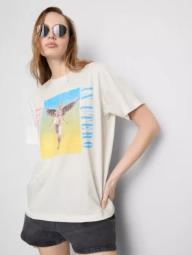 Camisola de algodão «Rainbow Tour» dos Nirvana