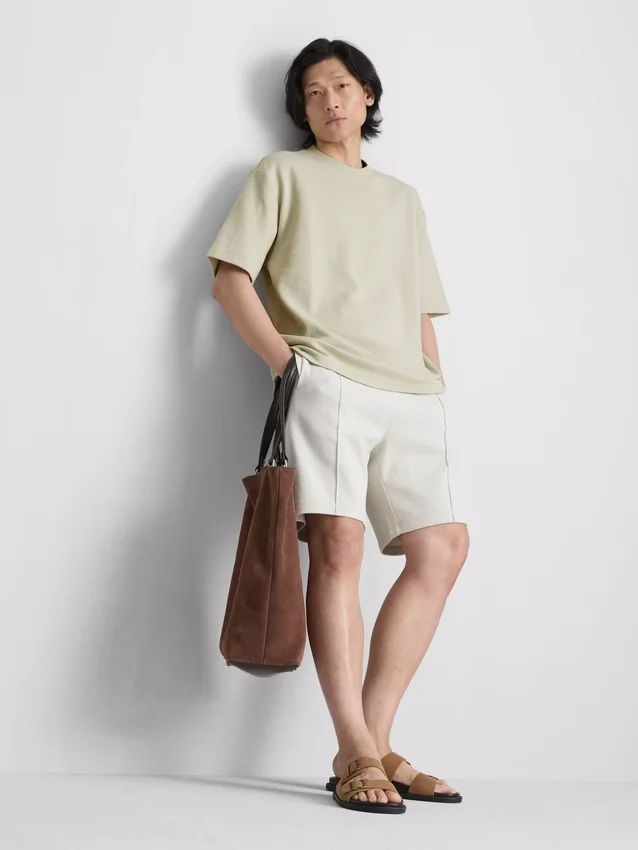 Camisola de algodão texturado «The Edit»