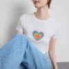 Camisola de bebé com coração «Pride», rica em algodão