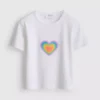 Camisola de bebé com coração «Pride», rica em algodão