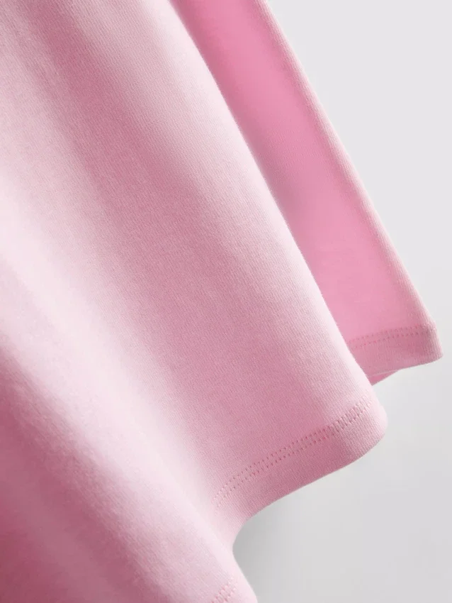 Camisola de bebé em algodão estampado com gola em anel