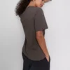 Camisola de calções de manga curta com estampado em algodão