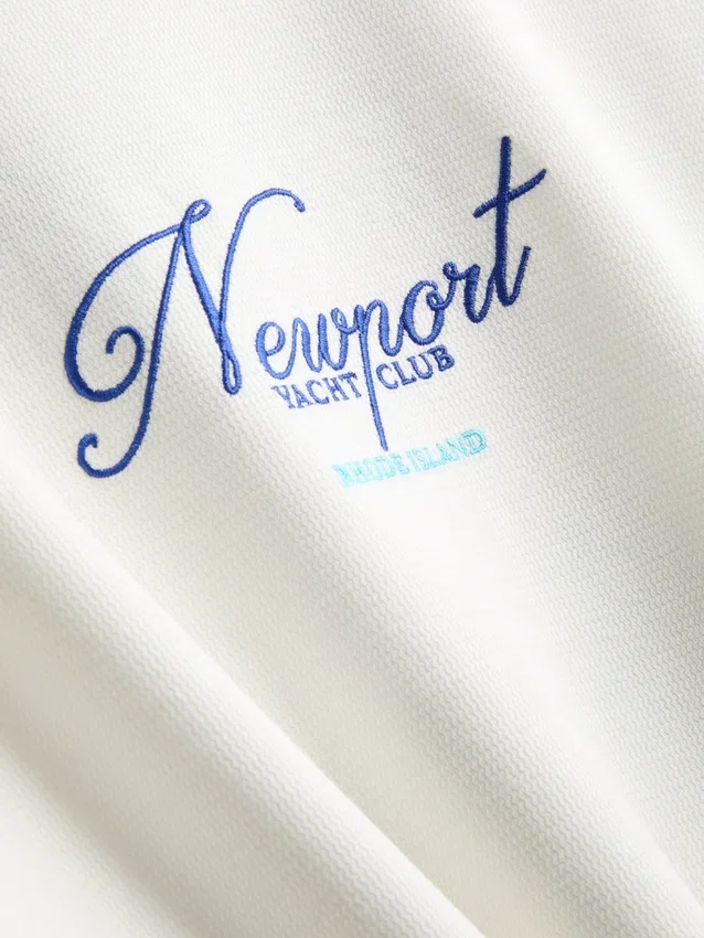 Camisola de calção com tema de clube náutico
