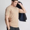 Camisola de corte justo e elástica