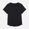 Camisola de desempenho com bainha curva