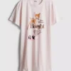 Camisola de dormir com estampado gráfico do Bambi da Disney