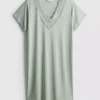 Camisola de dormir descontraída com elevado teor de modal