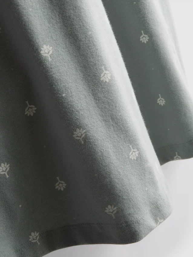 Camisola de dormir em algodão estampado
