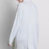 Camisola de dormir oversized estilo «boyfriend» às riscas