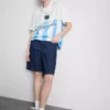 Camisola de futebol argentina com gola