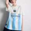 Camisola de futebol argentina com gola