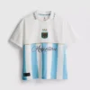 Camisola de futebol argentina com gola