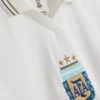 Camisola de futebol argentina com gola