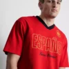 Camisola de futebol com grafismo da Espanha