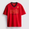 Camisola de futebol com grafismo da Espanha