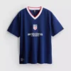 Camisola de futebol em algodão da Federação de Futebol dos EUA