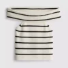 Camisola de malha com ombros à vista