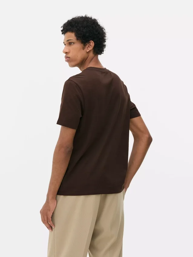 Camisola de manga curta com estampado de jante de carro