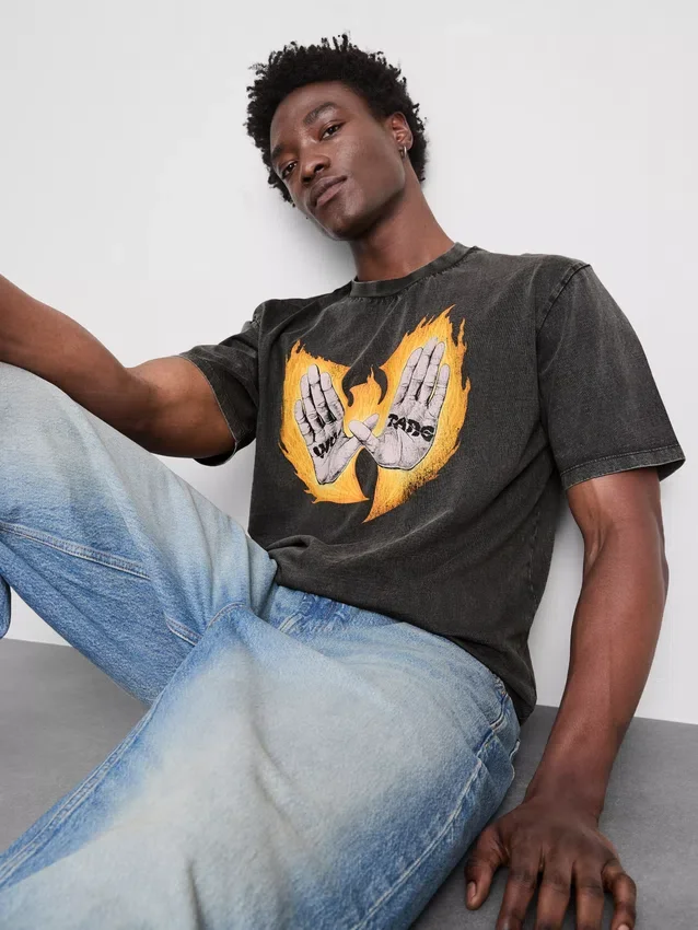 Camisola de manga curta Wu Tang Clan