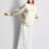 Camisola de noiva bordada com lantejoulas