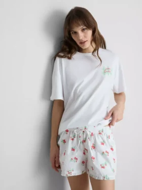 Camisola de pijama com estampado