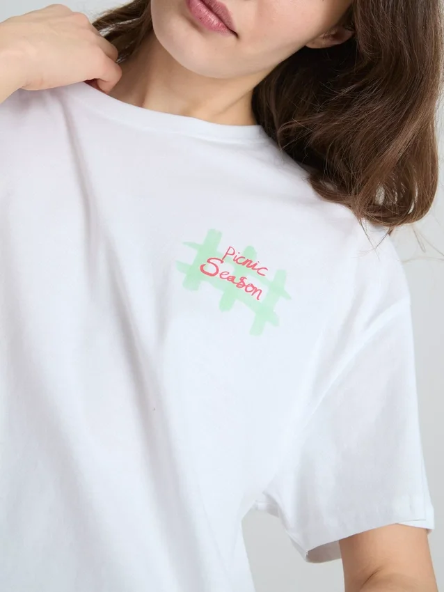 Camisola de pijama com estampado