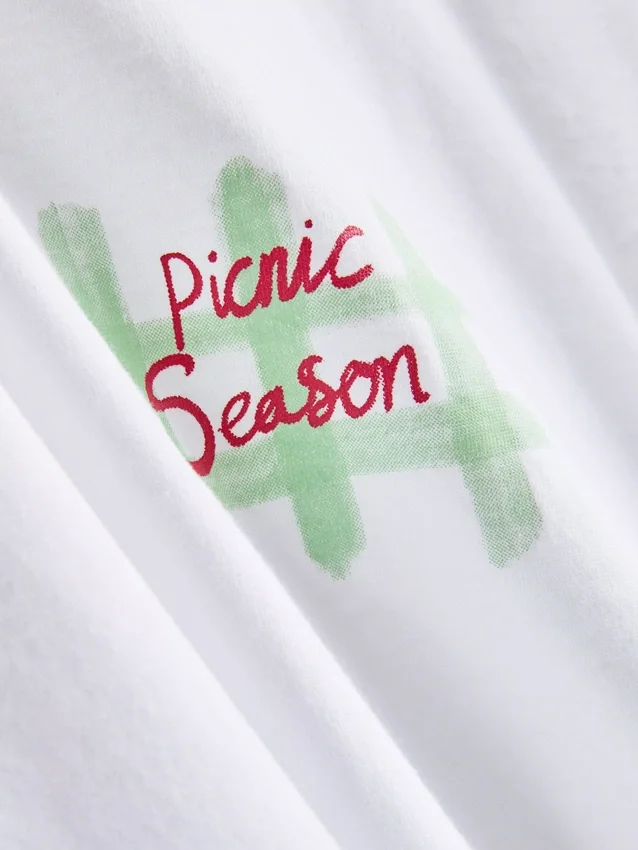 Camisola de pijama com estampado