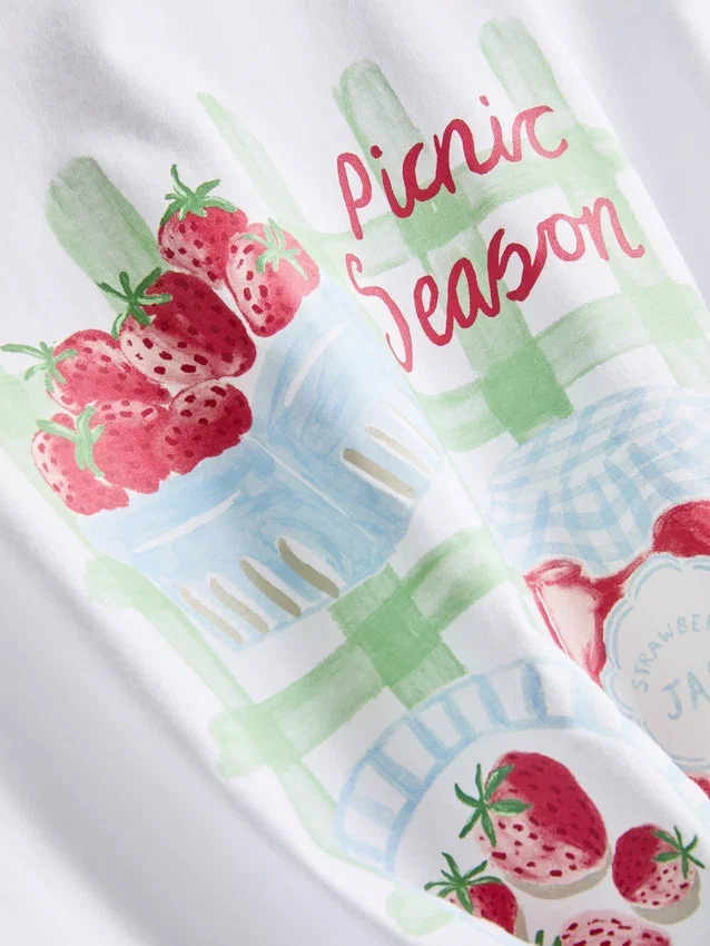 Camisola de pijama com estampado