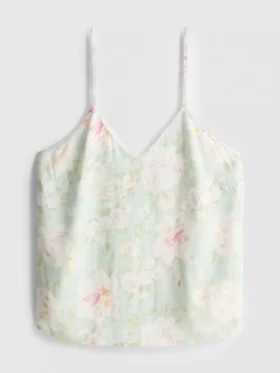 Camisola de pijama com estampado floral