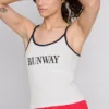 Camisola de pijama com nervuras «O Diabo Veste Prada»