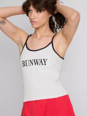 Camisola de pijama com nervuras «O Diabo Veste Prada»
