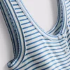 Camisola de pijama com riscas caneladas «Love to Lounge»