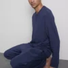 Camisola de pijama de manga comprida