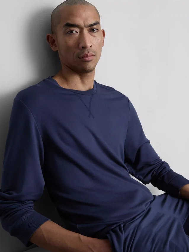Camisola de pijama de manga comprida
