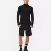 Camisola de treino de manga comprida com fecho de correr até um quarto