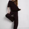 Camisola descontraída com elevado teor de algodão