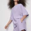 Camisola descontraída com elevado teor de algodão