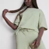 Camisola descontraída com elevado teor de algodão