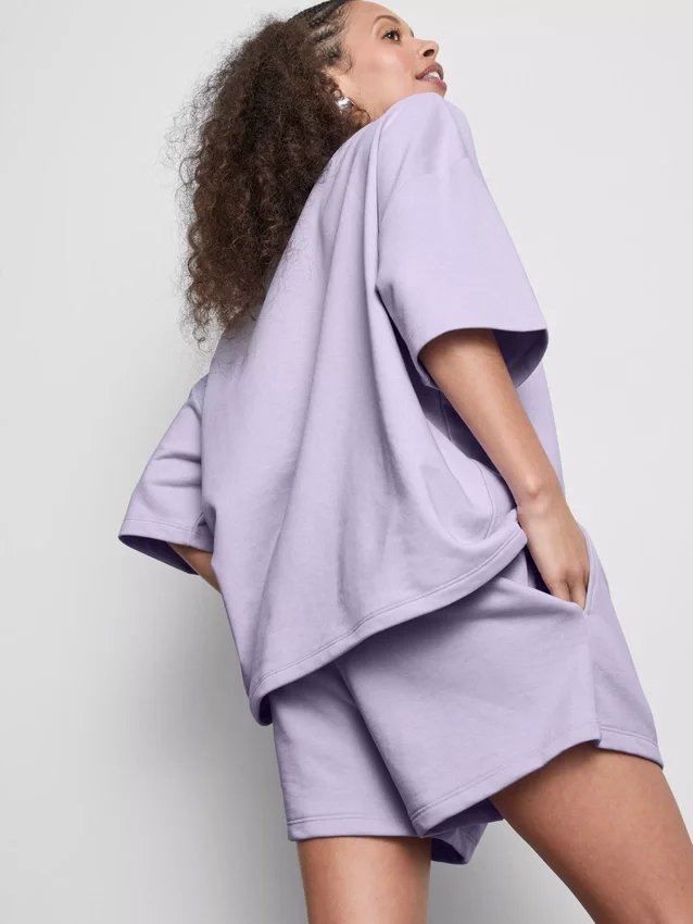Camisola descontraída com elevado teor de algodão