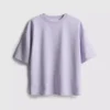 Camisola descontraída com elevado teor de algodão