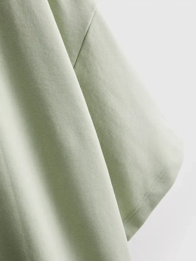 Camisola descontraída com elevado teor de algodão