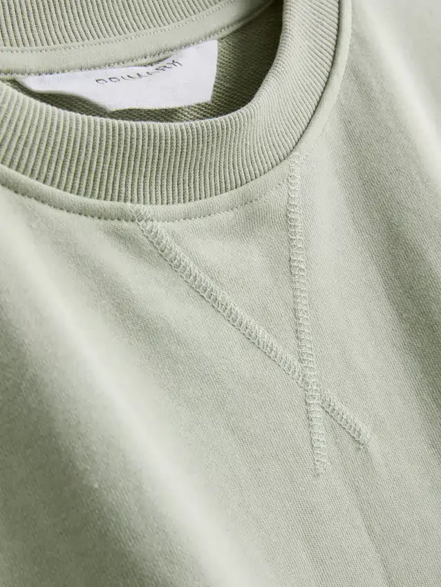 Camisola descontraída com elevado teor de algodão