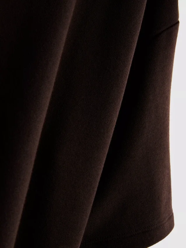 Camisola descontraída com elevado teor de algodão