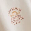 Camisola desportiva com estampado gráfico, em mistura de algodão, de corte descontraído