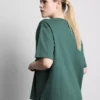 Camisola desportiva de algodão com estampado, de corte descontraído